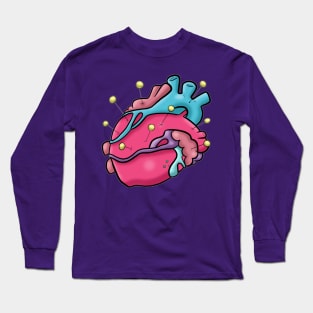 Creepies - Pin Cushion Heart Long Sleeve T-Shirt